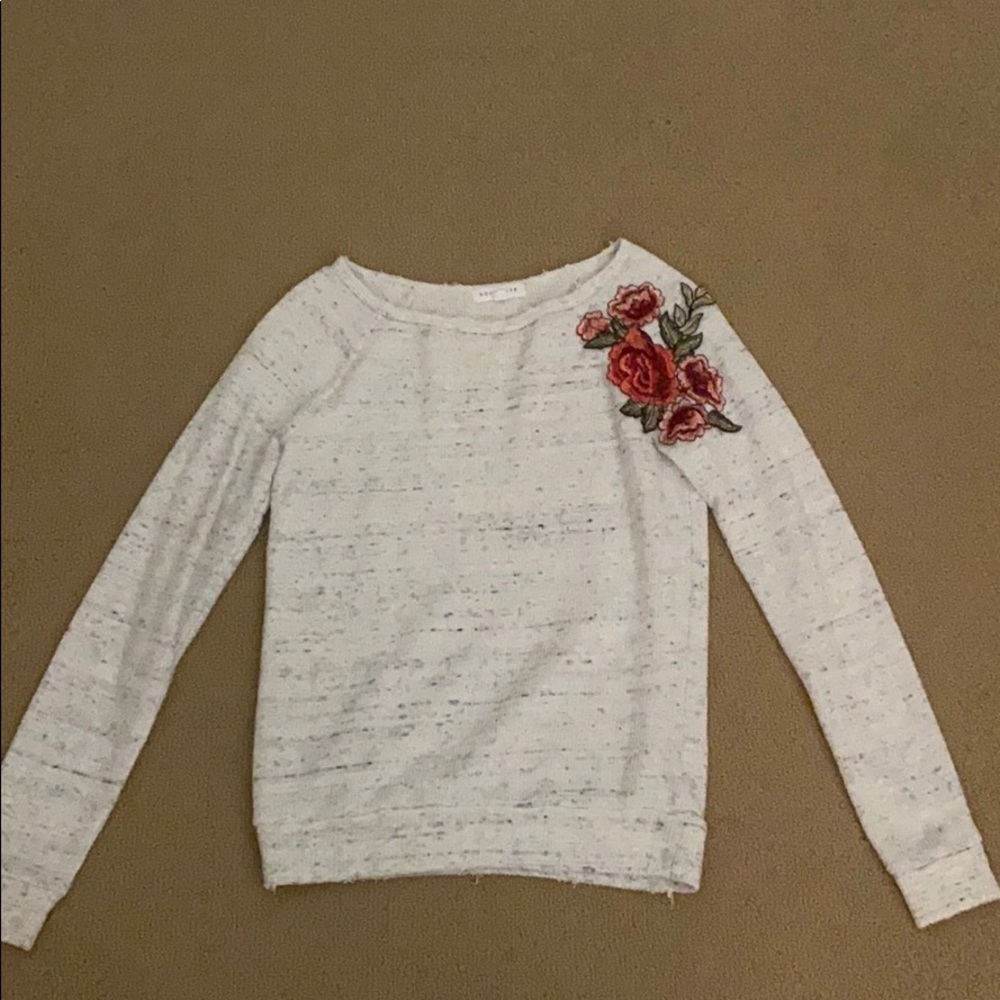 Floral sweater, size xs